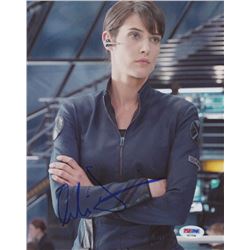 Cobie Smulders Signed  Captain America: The Winter Soldier  8x10 Photo (PSA COA)