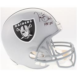 Tim Brown Signed Raiders Full-Size Helmet Inscribed  HOF 2015  (Radtke COA)