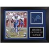 Image 1 : Barry Sanders Signed Lions 14x18.5 Custom Framed Photo Display (PSA COA)
