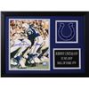 Image 1 : Johnny Unitas Signed Colts 14x18.5 Custom Framed Photo Display (JSA COA)