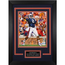 Cam Newton Signed Auburn Tigers 14x18.5 Custom Framed Photo Display (PSA COA)