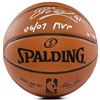 Image 1 : Dirk Nowitzki Signed LE Official NBA Game Ball Inscribed "06/07 MVP" (Panini COA)