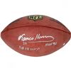 Image 1 : Franco Harris Signed NFL "The Duke" Football Inscribed "SB IX MVP"  "HOF 90" (Steiner COA)