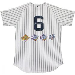 Joe Torre Signed LE Yankees Authentic Jersey with World Series Patches (Steiner COA)