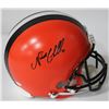 Image 1 : Nick Chubb Signed Browns Full-Size Authentic On-Field Helmet (JSA COA)