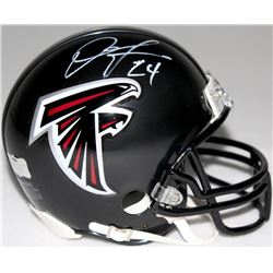 Devonta Freeman Signed Falcons Mini-Helmet (Radtke COA)