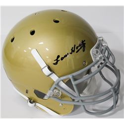 Lou Holtz Signed Notre Dame Fighting Irish Authentic On-Field Full-Size Helmet (Beckett COA)