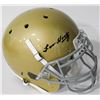 Image 1 : Lou Holtz Signed Notre Dame Fighting Irish Authentic On-Field Full-Size Helmet (Beckett COA)