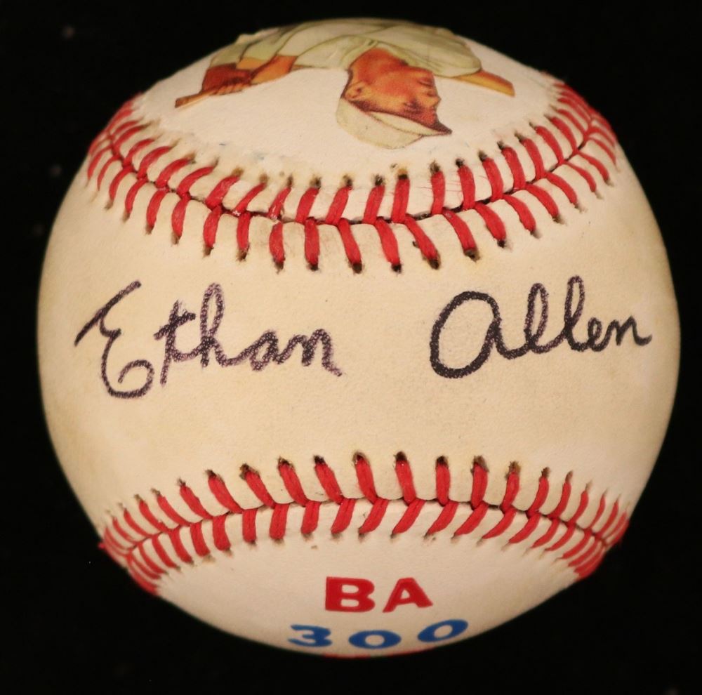 Ethan Allen Signed ONL Baseball (JSA COA)