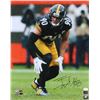 Image 1 : T. J. Watt Signed Pittsburgh Steelers 16x20 Photo (JSA COA  Watt Hologram)