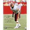 Image 1 : Darrell Green Signed Washington Redskins 16x20 Photo with Multiple Inscriptions (JSA Hologram)