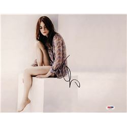 Emma Stone Signed 11x14 Photo (PSA COA)