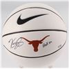 Image 1 : Kevin Durant Signed LE Texas Longhorns Logo Basketball Inscribed "Hook Em" (Panini COA)