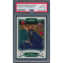 2008-09 Bowman Chrome #114 Russell Westbrook RC (PSA 10)