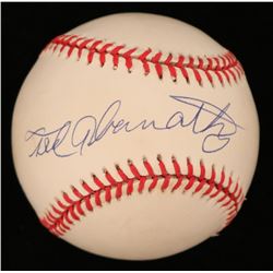 Ted Abernathy Signed OAL Baseball (JSA COA)
