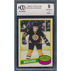 1980-81 O-Pee-Chee #140 Ray Bourque RC (BCCG 9)