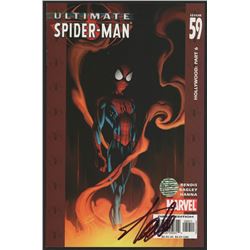 Stan Lee Signed 2004  Ultimate Spider-Man  Issue #59 Marvel Comic Book (Lee COA)