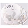 Image 1 : Lamar Miller Signed Houston Texans White Ice Custom Matte Speed Mini-Helmet (JSA COA)