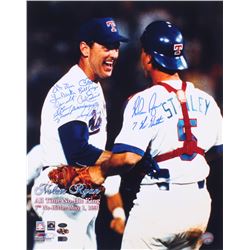 All Time No-Hit King 16x20 Photo Signed by (11) With Nolan Ryan, Vida Blue, Carl Erskine, Terry Mulh