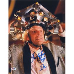 Christopher Lloyd Signed  Back to the Future  11x14 Photo Inscribed  Doc  (PSA COA)
