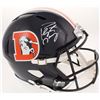 Image 1 : Peyton Manning Signed Denver Broncos Full-Size Speed Helmet (Fanatics Hologram)