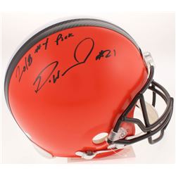 Denzel Ward Signed Cleveland Browns Full-Size Authentic On-Field Helmet Inscribed  2018 #4 Pick  (Ra