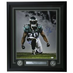 Brian Dawkins Signed Philadelphia Eagles 22x27 Custom Framed Photo Display (JSA COA)
