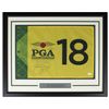Image 1 : Henrik Stenson Signed 2016 PGA 21x27 Custom Framed Pin Flag Display (JSA COA)