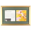 Image 1 : Pele Signed 14.5x22 Custom Framed Leroy Neiman Print Display Inscribed "All the Best" (PSA COA)