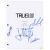 Image 1 : "True Blood" Script Cover Signed by (4) with Joe Manganiello, Sam Trammell, Nelsan Ellis  Carrie Pre