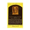 Image 1 : Buck Leonard Signed Gold Hall of Fame Postcard (JSA Hologram)