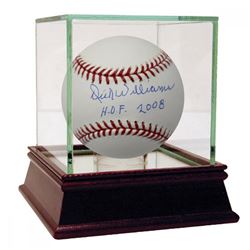 Dick Williams Signed OML Baseball Inscribed  HOF 2008  with High Quality Display Case (PSA Hologram)