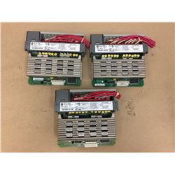 (3)Allen Bradley 1746-0AP12 Output Module