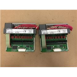 (2)Allen Bradley 1746-0A16 Output Module