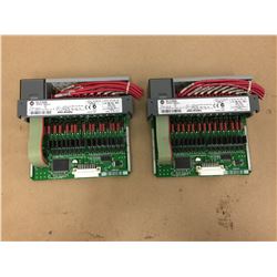 (2)Allen Bradley 1746-0A16 Output Module