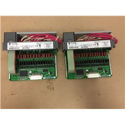 (2)Allen Bradley 1746-0A16 Output Module