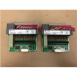 (2)Allen Bradley 1746-0A16 Output Module