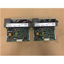 (2) Allen Bradley 1746-NI04V Analog Combination I/O Module