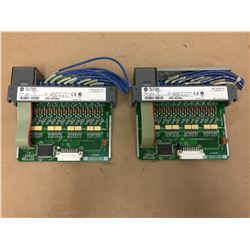 (2) Allen Bradley 1746-1B16 Input Module