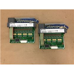 (2) Allen Bradley 1746-1B16 Input Module