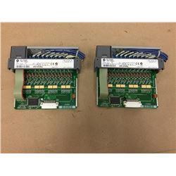 (2) Allen Bradley 1746-1B16 Input Module