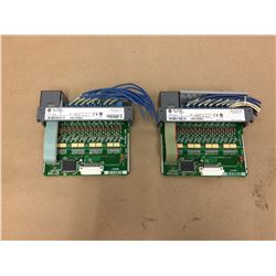 (2) Allen Bradley 1746-1B16 Input Module