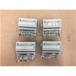 (4) Allen Bradley 24 VDC SINK INPUT 1794-1B16