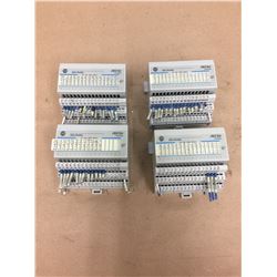 (4) Allen Bradley 24 VDC SINK INPUT 1794-1B16