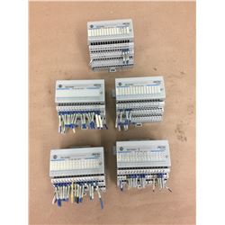 (5) Allen Bradley 24 VDC SINK INPUT 1794-1B16