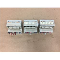 (3) Allen Bradley 120 VAC OUTPUT 1794-0A8