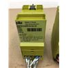 Image 6 : (2) PILZ pnoz xv3 0.5/24vdc 3n/o 2n/o t fix w/ PILZ pnoz x8p 120vac 3n/o 2n/c 2so Safety Relay