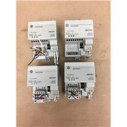 (4) Allen Bradley 1794-ADN 24 VDC ADAPTER