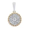 Image 1 : 14K Yellow Gold 0.34CTW Diamond Pendant Necklace, (I1-I2/H-I)