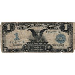 1899 $1 Black Eagle Silver Certificate Bill